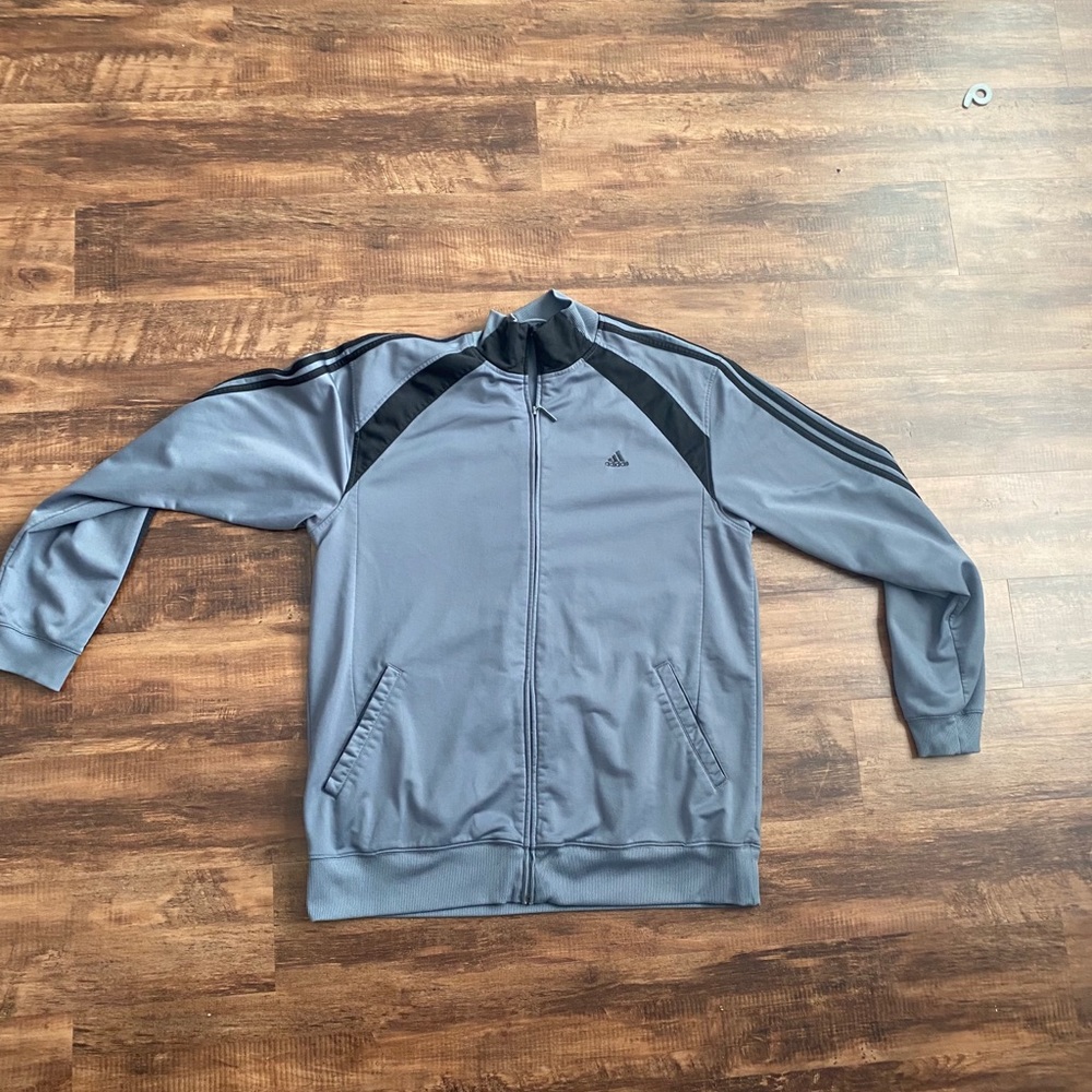 Adidas Track Jacket- full zip. Size XL